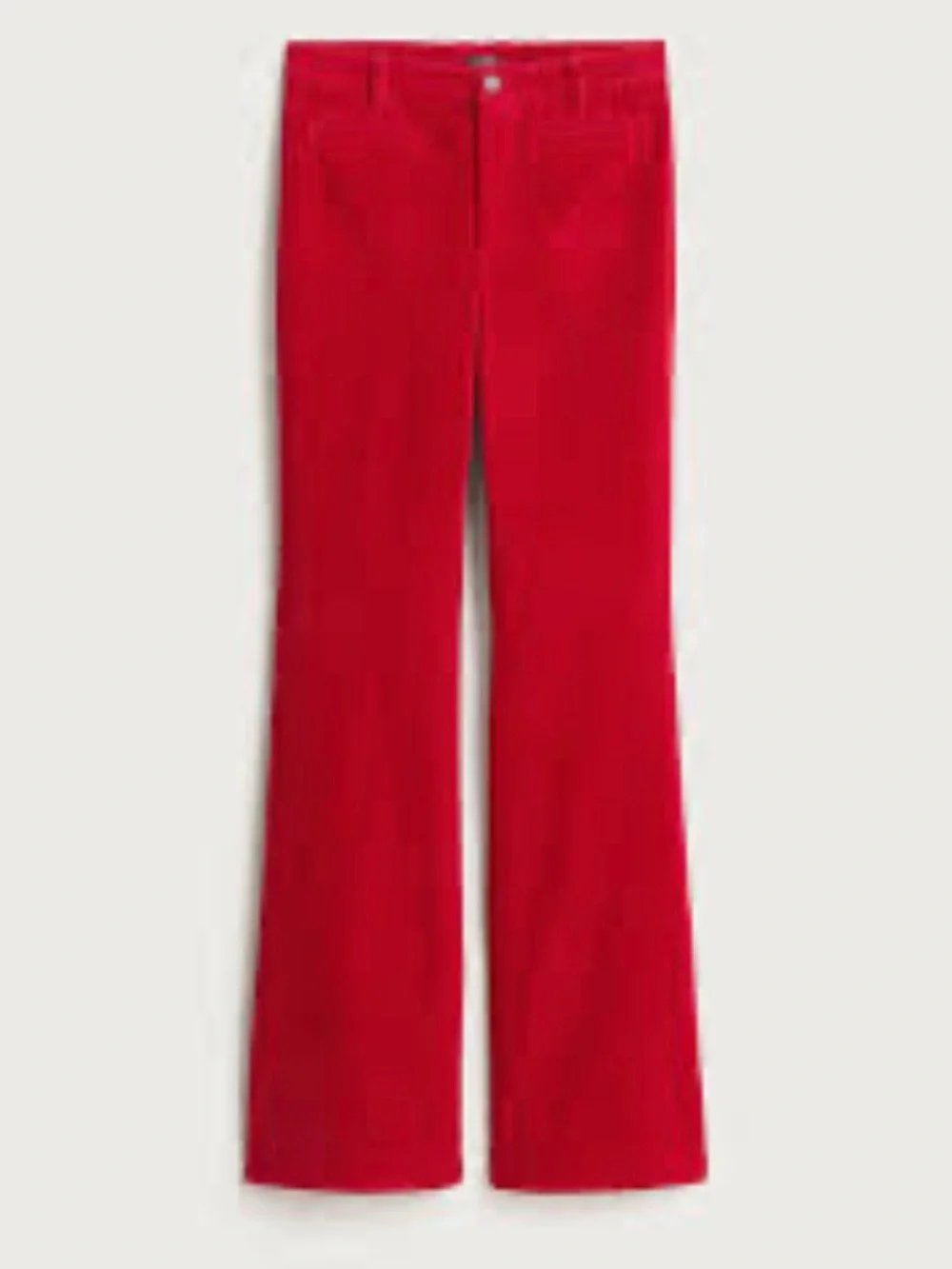 J. Crew Red Velvet Boot-Cut Pants Size 25T